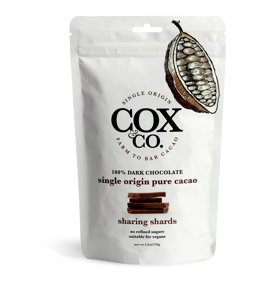 Pure Cacoa Rocks 100% Single Origin Pure Cacao Sharing Shards Pouch - SRP 6 X 120g – Cox ...